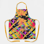 Ineengestrengeld Bloemmotief Schort (Voorkant)