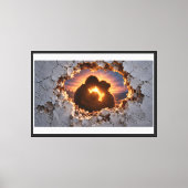 Ineengestrengeld Canvas Afdruk (Voorkant)