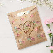 Ineengestrengeld harten verward kabel romantisch bedankzakje (Gezegeld)