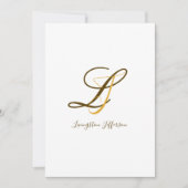 Ineengestrengelde initialen van hem en haar | roma kaart (Voorkant)