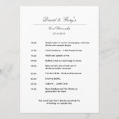 Ineengestrengelde Ringen Goud BLK - Orde van de D Programmakaart (Achterkant)