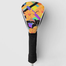 Ineengevlochten bloem golfsloer driver hoofdhoes golfheadcover