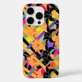 Ineengevlochten Bloemmotief iPhone 16 Pro Hoesje