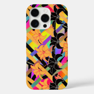 Ineengevlochten Bloemmotief iPhone 16 Pro Hoesje