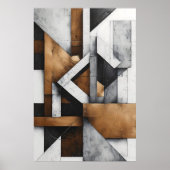 Ineengrijpende structuren poster (Voorkant)