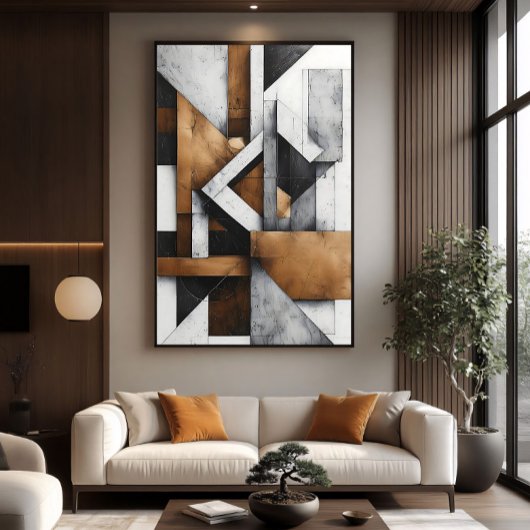 Ineengrijpende structuren poster