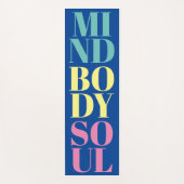 Ineenlijk bezieltje yoga mat voor fitnessout (Voorkant)