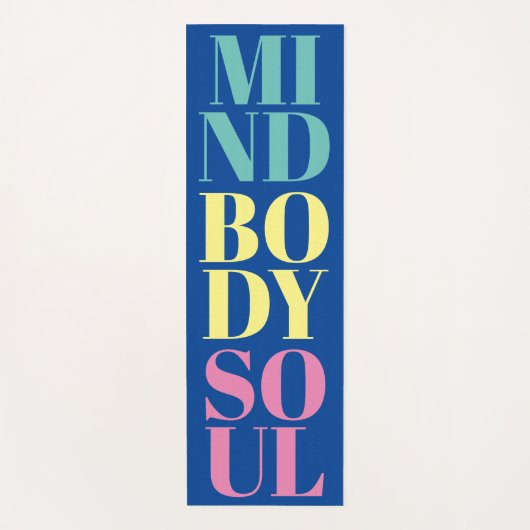 Ineenlijk bezieltje yoga mat voor fitnessout (Voorkant)