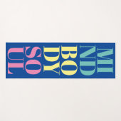 Ineenlijk bezieltje yoga mat voor fitnessout (Voorkant (horizontaal))