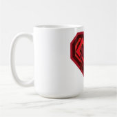 Ineinander Gevlochten Hart van Liefde Koffiemok (Links)