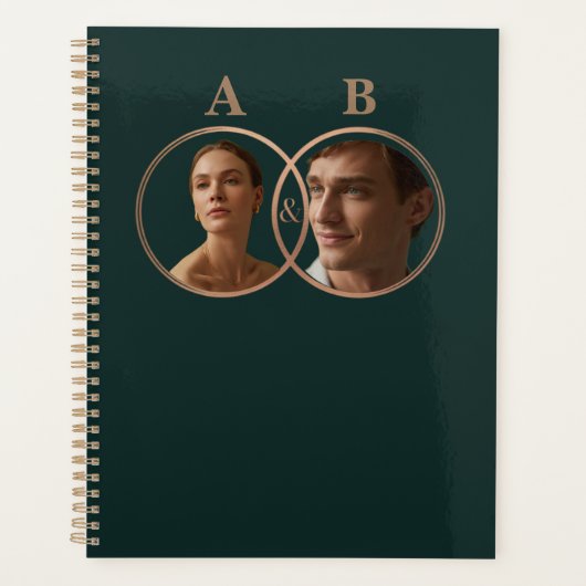 Ineinandergrijpende cirkel voor koppels planner (Voorkant)