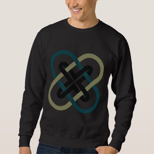 Ineinandergrijpende X Heren Sweatshirt (Voorkant)