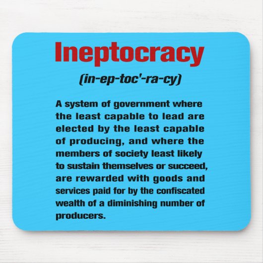 Ineptocracy Mousepad Muismat (Voorkant)