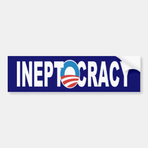Ineptocratie-Bumpersticker Bumpersticker