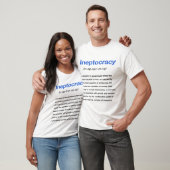 Ineptocratie Definitie T-Shirt (Unisex)
