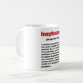 Ineptocratie Koffiemok (Voorkant links)