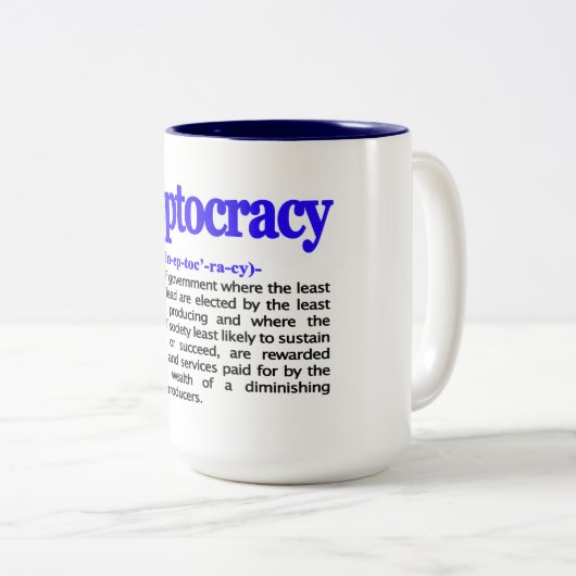 Ineptocratie Mok (Voorkant rechts)