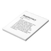 INEPTOCRATIE NOTITIEBLOK (Linkerzijde)