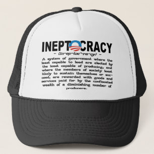 Ineptocratie Pet (zwart)