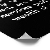 Ineptocratie-Poster (klein 16"X16") Poster (Hoek)