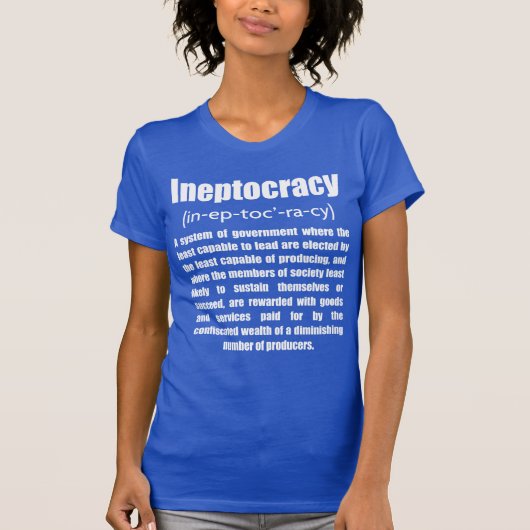 Ineptocratie T-shirt (Voorkant)