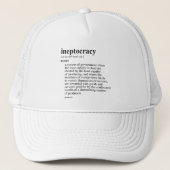 INEPTOCRATIE TRUCKER PET (Voorkant)