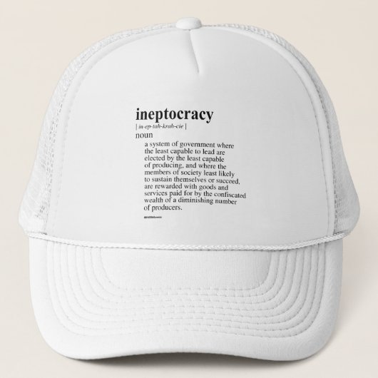 INEPTOCRATIE TRUCKER PET (Voorkant)