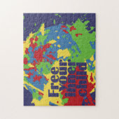 INER CHILD aangepaste puzzel (Verticaal)
