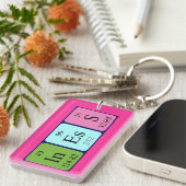 Iness periodieke lijst naam het sleutelwoord sleutelhanger (Voorkant Rechts)