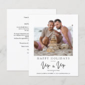 Inexpensive LGTB Gay MR & MR Christmas Wedding (Voorkant / Achterkant)