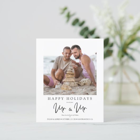 Inexpensive LGTB Gay MR & MR Christmas Wedding (Staand voorkant)