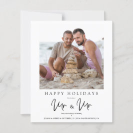 Inexpensive LGTB Gay MR & MR Christmas Wedding