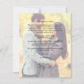 Inexpensive Wedding 4 Photos Collage Branches (Achterkant)