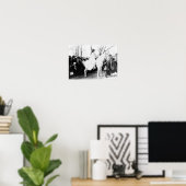 Inez Milholland op het witte paard - vrouwenonderg Poster (Thuiskantoor)