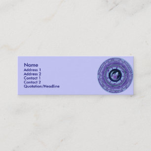 Inez Night Profile-kaarten Mini Visitekaartje