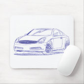 Inf G35 Coupe Sketch Muismat (Met muis)