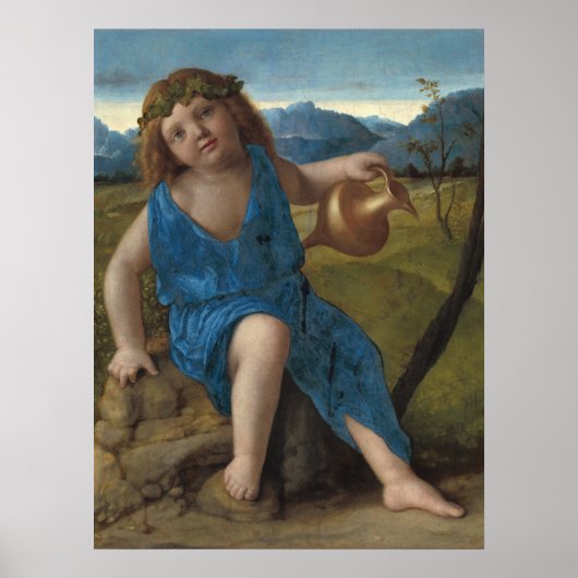Infant Bacchus - Giovanni Bellini Fijne Kunst Post Poster (Voorkant)