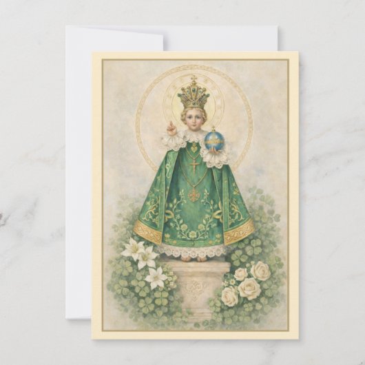 Infant of Prague Prayer St. Patricks Day (Voorkant)