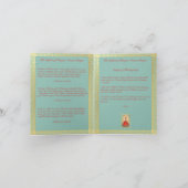 Infant van Praag gebedsprentje Bedankkaart (Binnen)