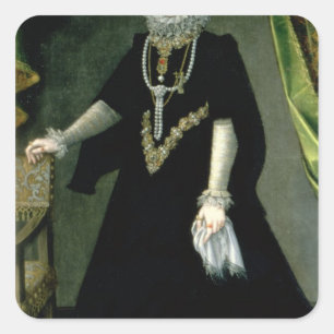 Infanta Isabella Clara Eugenia Vierkante Sticker