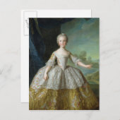 Infanta Isabelle de Bourbon-Parme 1749 Briefkaart (Voorkant / Achterkant)
