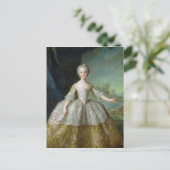 Infanta Isabelle de Bourbon-Parme 1749 Briefkaart (Staand voorkant)