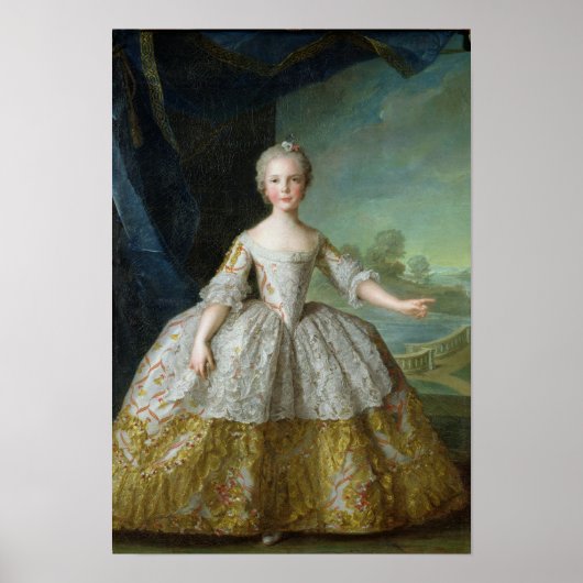 Infanta Isabelle de Bourbon-Parme 1749 Poster (Voorkant)