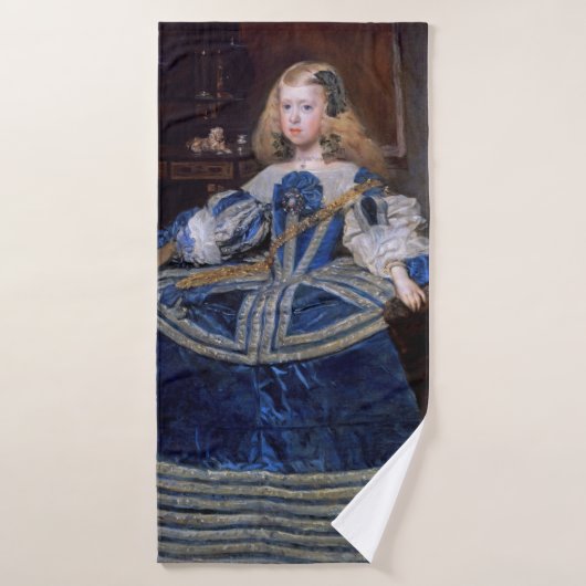 Infanta Margarita Teresa Blue Dress, Velazquez Badhanddoek (Badhanddoek)