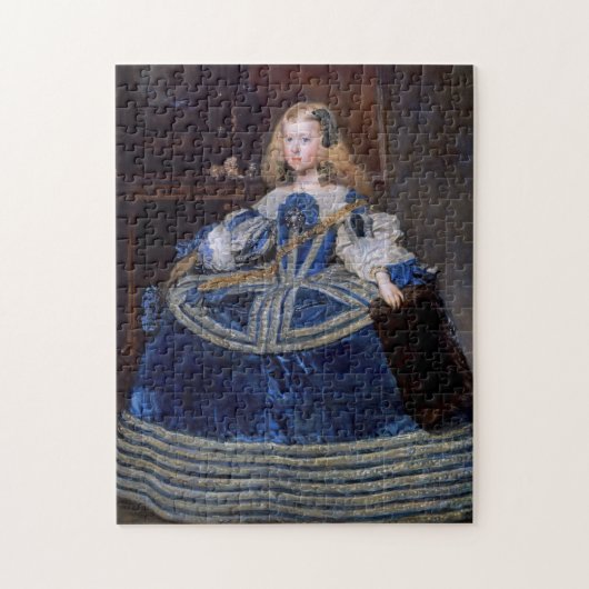 Infanta Margarita Teresa Blue Dress, Velazquez Legpuzzel (Verticaal)