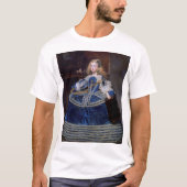 Infanta Margarita Teresa Blue Dress, Velazquez T-shirt (Voorkant)