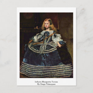 Infanta Margarita Teresa door Diego Velazquez Briefkaart
