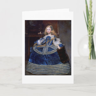 Infanta Margarita Teresa in blauwe jurk, Velazquez Kaart