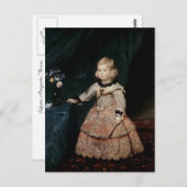 Infanta Margarita Therese Briefkaart (Voorkant / Achterkant)