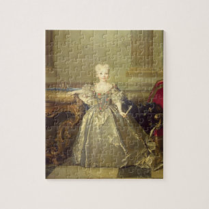 Infanta Maria Ana Victoria de Borbón, 1724 (olie  Legpuzzel